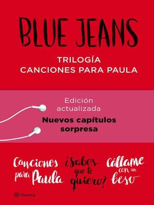 cover image of Trilogía Canciones para Paula (pack)